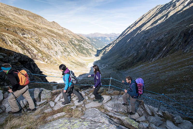 Wandern zur Zittauer Hütte in Tirol